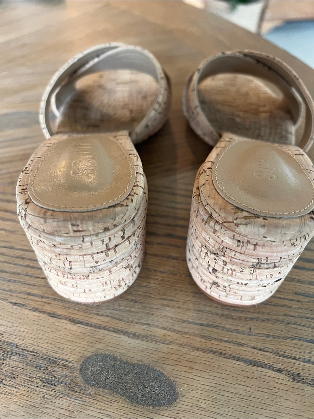 Schutz Latifah Mules Beach Resort Tan Sandals 8.5 - Picture 4 of 6